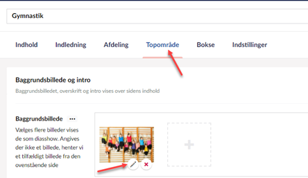 Klik på blyanten